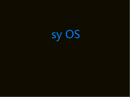 sy OS 1.1